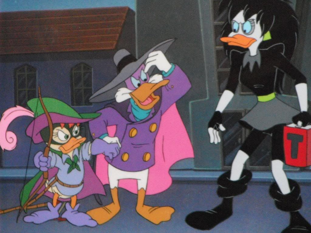My Darkwing Duck Animation Cels Story by Darkwing Duck (lordnegaduck